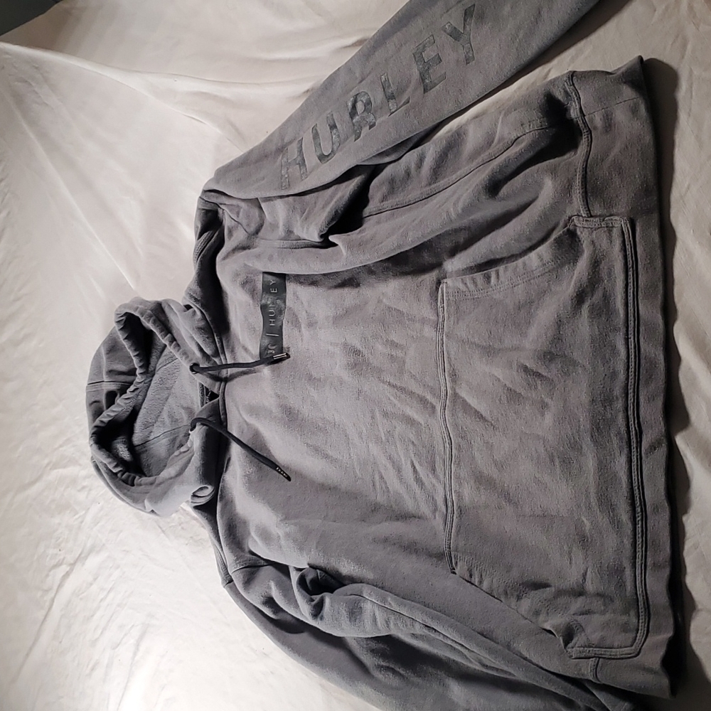 Hurley grey hoodie med